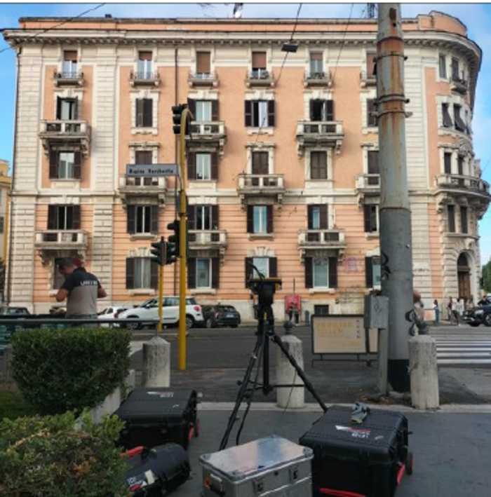 Rilevazione con sistema radar 3D.