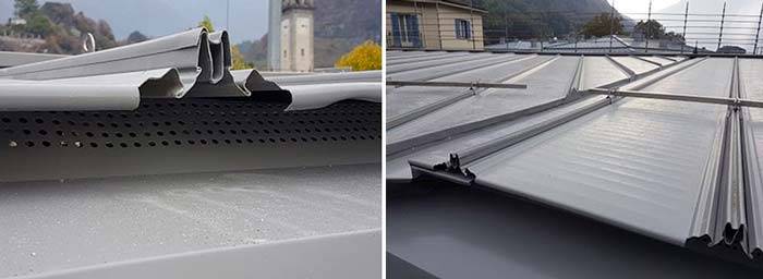 il sistema ISOTEC PARETE con rivestimento in metallo