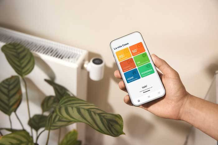 Controllo e gestione della pompa di calore Aquarea con sistema tado°