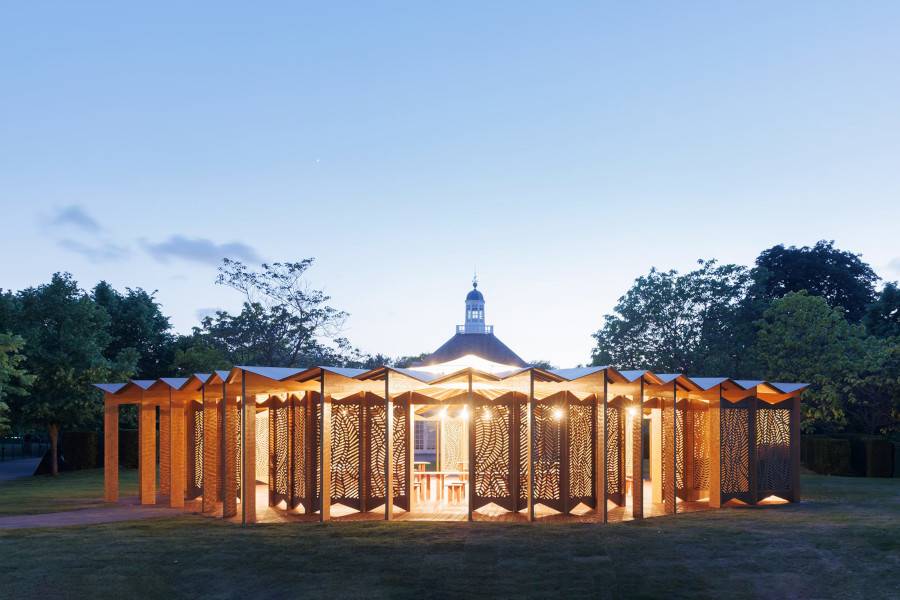 Serpentine Pavilion 2023 progetto di Lina Ghotmeh.