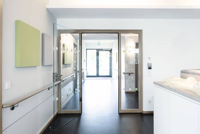 Porta dormakaba Limmattal Hospital in Svizzera.