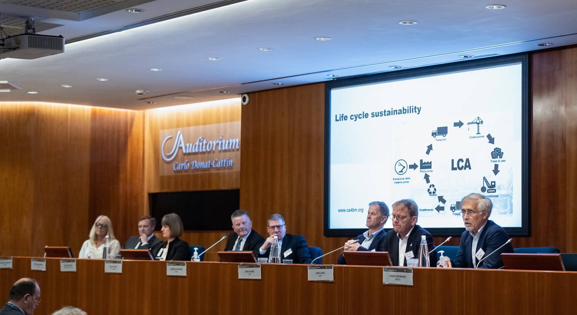 Conferenza 'Powerful automated, digital, and verified solutions for sustainable roads and highways”, Auditorium Donat Cattin.