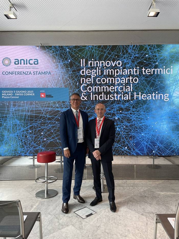 David Herzog Presidente ANICA e Jacques Gandini Segretario Generale ANICA.