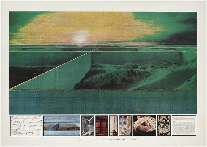 Superstudio, Le dodici città ideali, Prima città. Città 2000T, 1971.