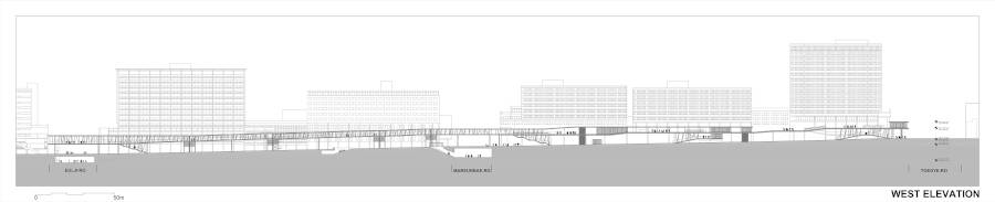 Sezione, Sewoonsangga re-structuring citywalk, modostudio.