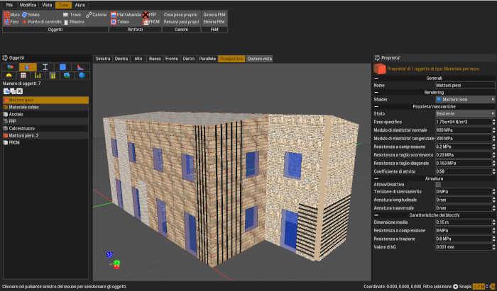 Inserimento di rinforzi FRP ed FRCM con il software IperWall BIM