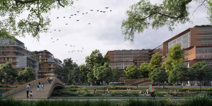 Zugló City Center - Design Zaha Hadid Architects
