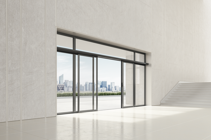 Il nuovo sistema di automazione per porte scorrevoli automatiche ES PROLINE si distingue per il design modulare, le elevate prestazioni e la lunga durata.