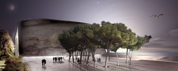 Nuovo Palazzo del Cinema di Venezia al Lido, firmato da Rudy Ricciotti in collaborazione con lo studio 5+1AA (Alfonso Femia e Gianluca Peluffo).