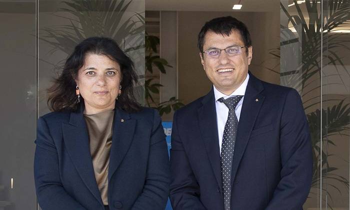 La foto raffigura Veronica Squinzi e Marco Squinzi, amministratori delegati Gruppo Mapei