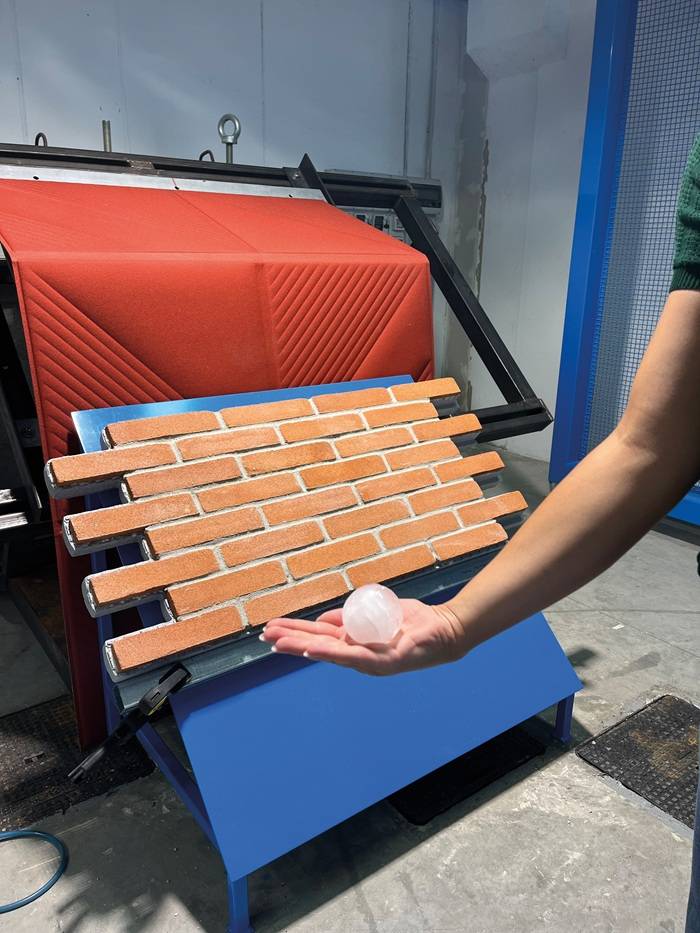 Test di laboratorio sul pannello TERRACOAT®.