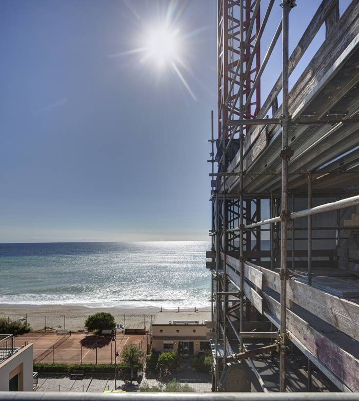 Cantiere del Nuovo complesso residenziale “17024Varigotti” a Finale Ligure, piano quinto.