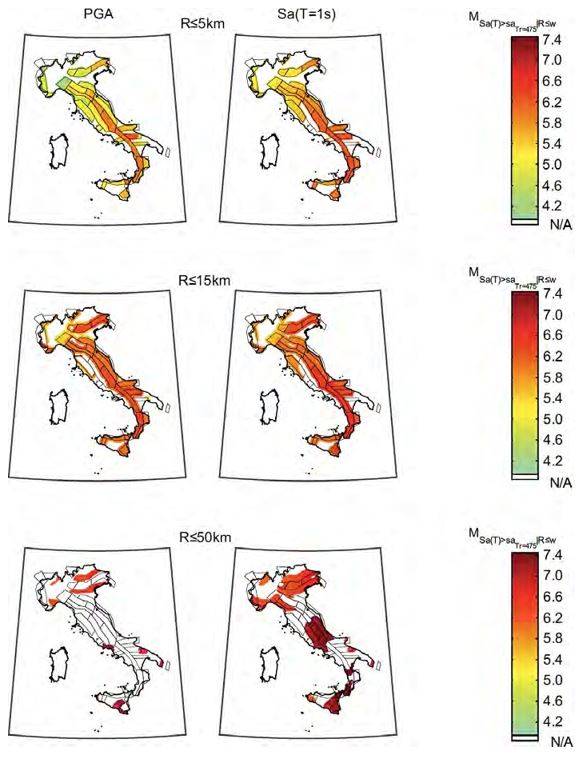 Mappa dei terremoti ‘forti’