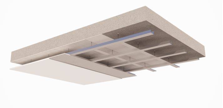 Installazione pannelli CZ a soffitto
