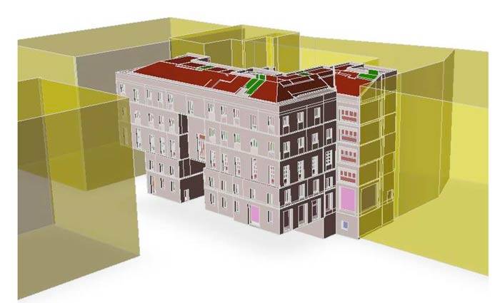 modello BIM degli impianti per Palazzo Tarsis