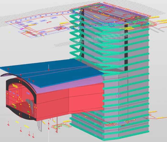 La progettazione delle opere di ampliamento della Linea 11 della Metro di Parigi in modalità BIM