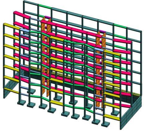 Assonometria del modello reale