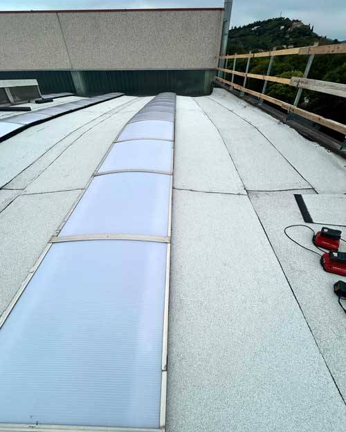 Copertura cool roof resistente alla grandine