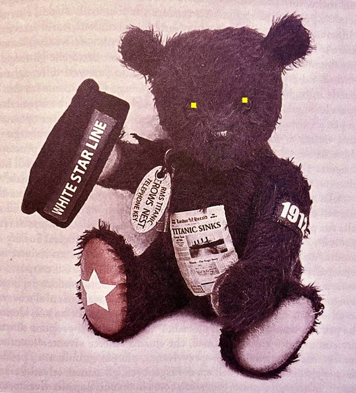 L’Orso Steiff”, che fu prodotto nel 1912 per commemorare la tragica fine del Titanic.