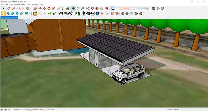 archeliosTM Pro consente la modellazione 3D dell’impianto fotovoltaico
