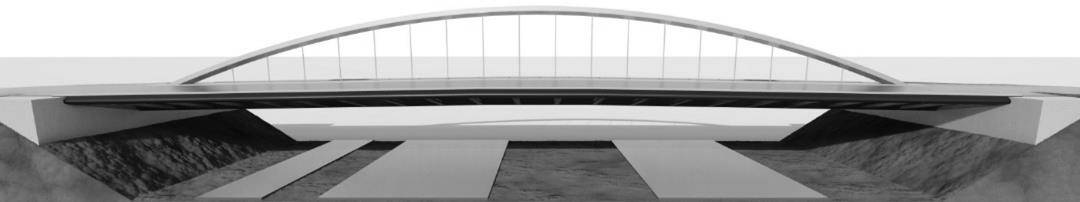 Fig. 1. General view of the bridge (3D render).