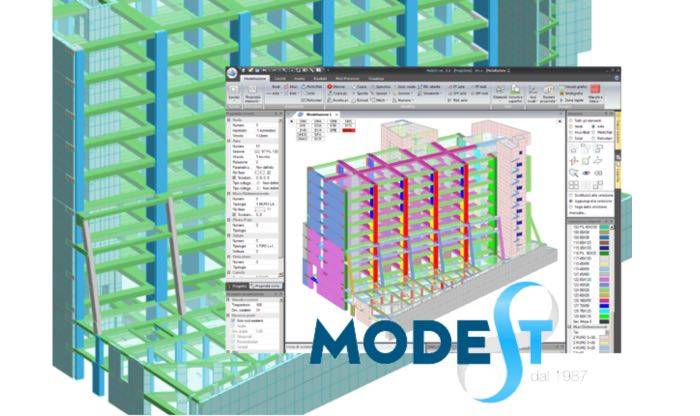 Simulazione dei rinforzi strutturali per elementi in c.a. con il nuovo ModeSt 8.26 