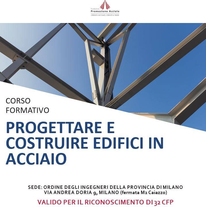 corso su progettazione in acciaio