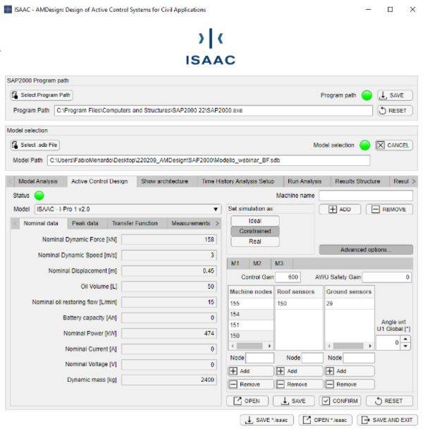 Plug-in AMDesign per SAP2000