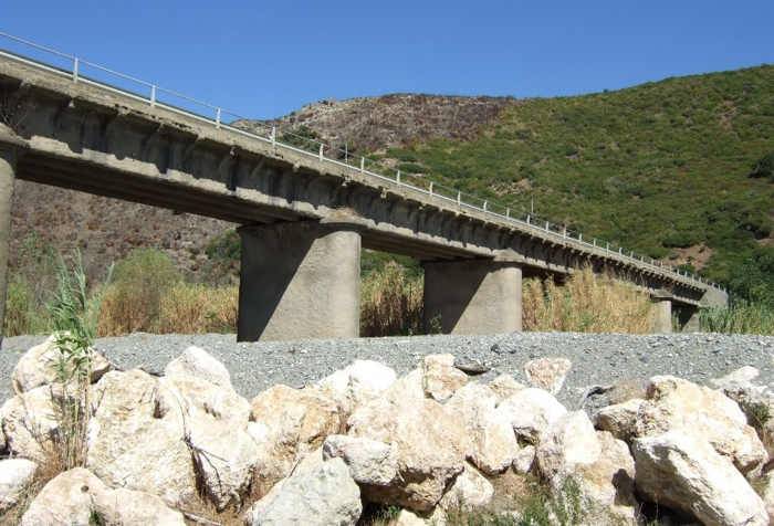 Stato ante crollo del ponte sul Savuto