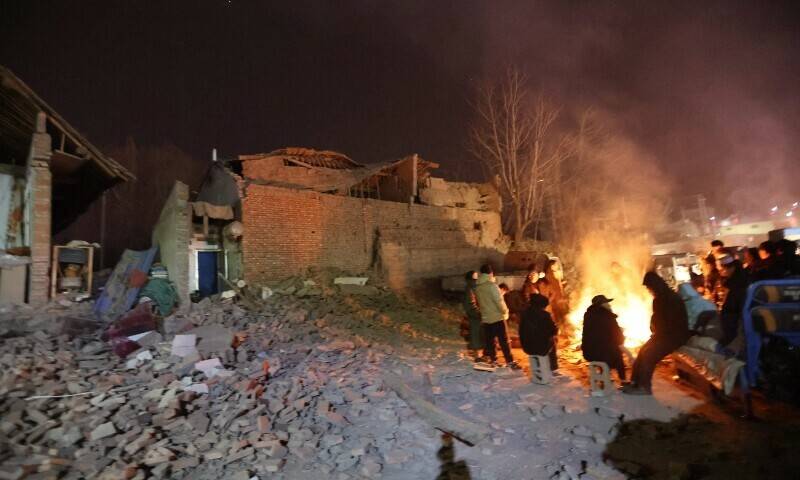 Immagine del terremoto in Cina del 18 dicembre 2023