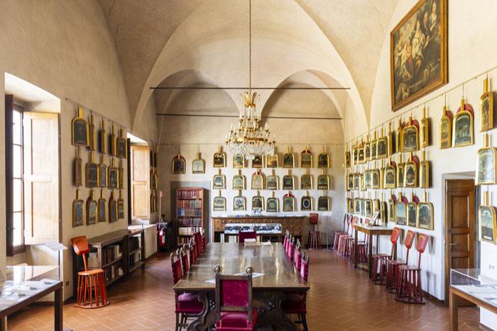 Gli interni di Villa Medicea di Castello