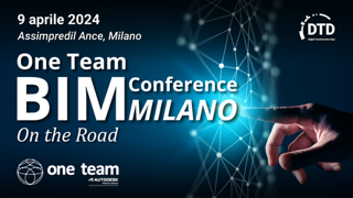 Il logo della One Team BIM Conference di Milano