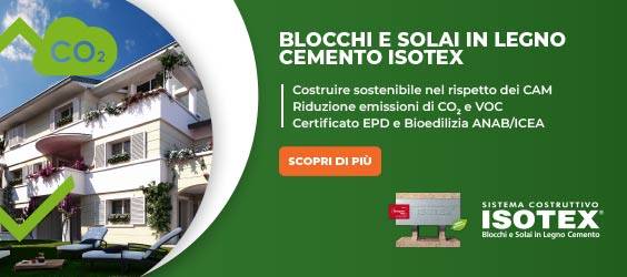 Blocchi e solai cemento Isotex Banner