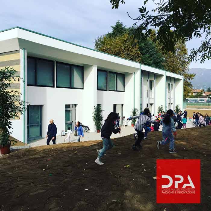 Il progetto di ampliamento della scuola in laterizio nZEB di Locate (BG)