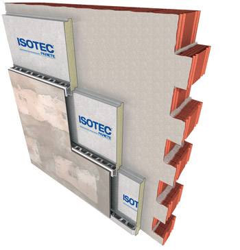 pacchetto è formato dai pannelli termoisolanti Isotec Parete-Elycem