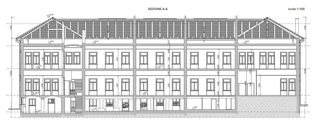 Sezione principale della scuola Bertacchi