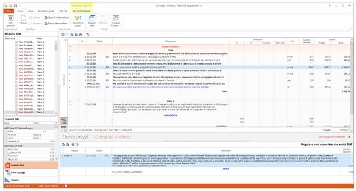 rNamirial RegoloBIM:  analisi dei costi dal modello BIM