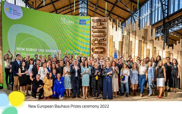 New European Bauhaus cerimonia di premiazione del 2022.