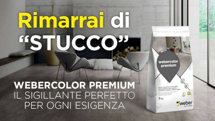 I nuovi sigillanti cementizi webercolor premium