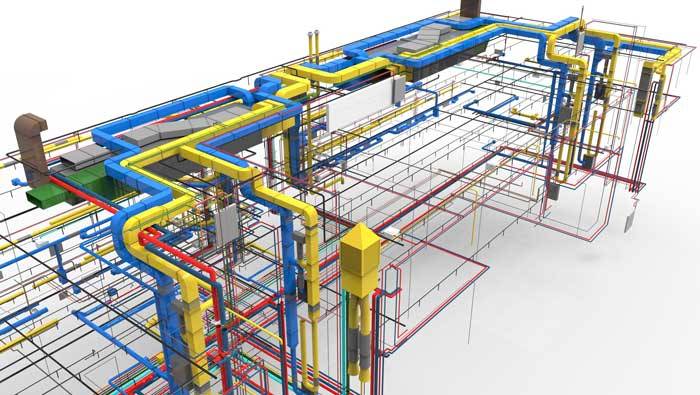 Progettazione BIM-MEP: Esempio di impianto meccanico