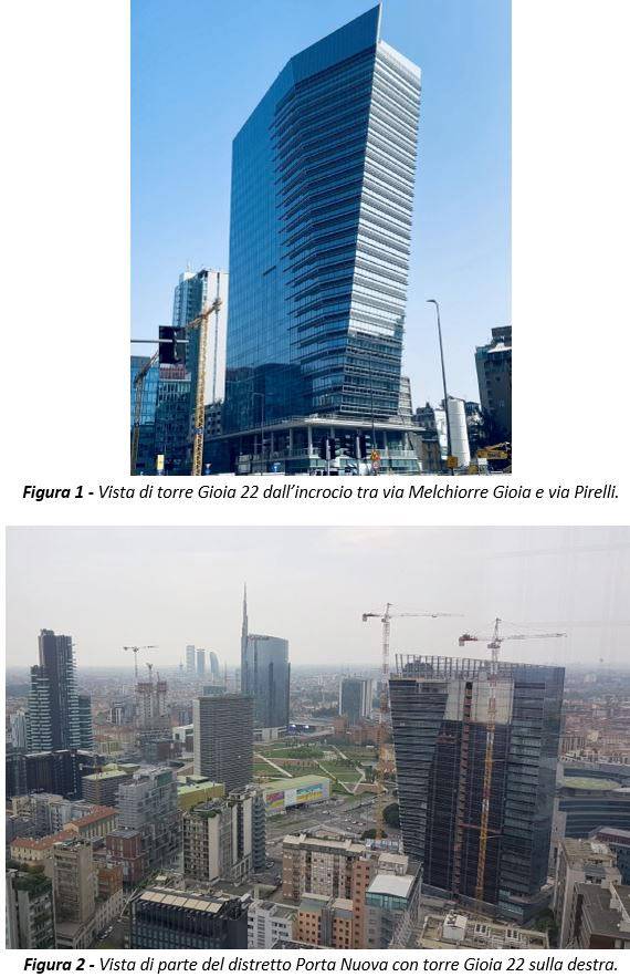 Il progetto di torre Gioia 22