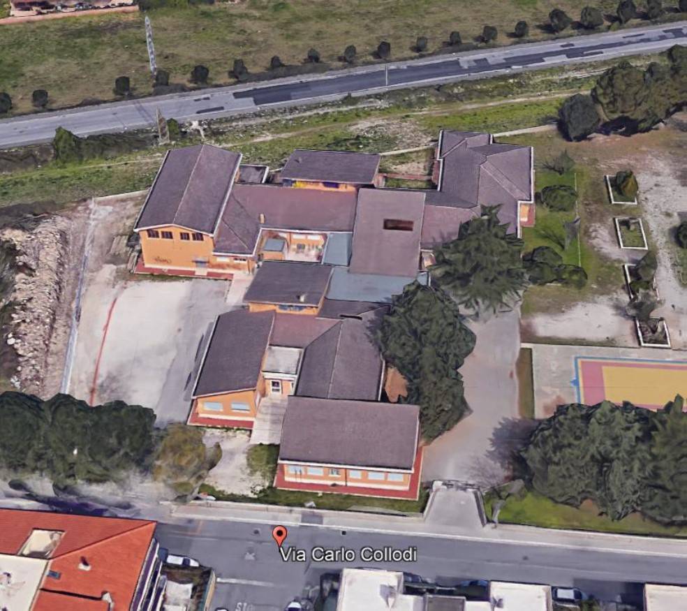 Figura 2: ubicazione dei fabbricati (foto tratta da Google Earth).