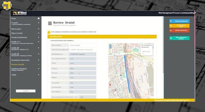 SOFTWARE DRS® MT RICCI – Barriere Stradali 