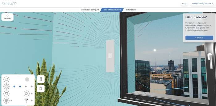 Nuovo configuratore 3D dedicato al sistema di VMC Flow40.