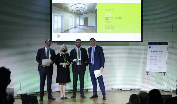 GBC AWARDS: a Binario Lab srl il premio in Leadership in Green Building Design & Performance