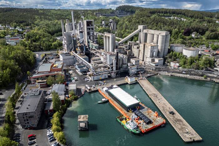 Decarbonizzazione nel settore del cemento: l'impianto CCS di Brevik in Norvegia