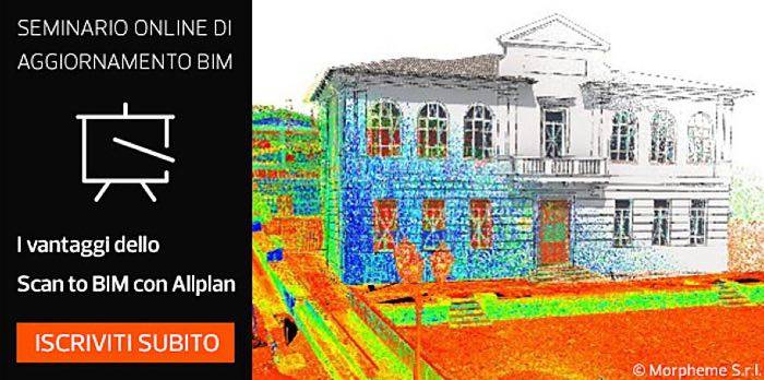 I vantaggi dello scan to BIM nel webinar di Allplan